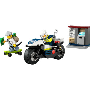 Naháňačka na policajnej motorke