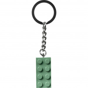 Kľúčenka – Bledozelená kocka s rozmermi 2 x 4