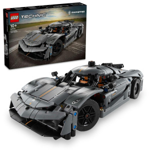 Sivé hyperauto Koenigsegg Jesko Absolut