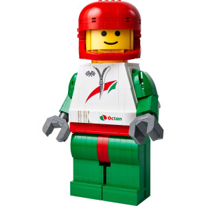 Zväčšená minifigúrka pretekára